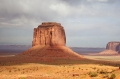 Monument-Valley;Navajo-Indian-Reservation;Merrick-Butte;Desert;Clouds;Buttes;San