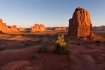 Arches-National-Park;Colorado-Plateau;Courthouse-Towers;Erosion;Red-Rock;Sandsto