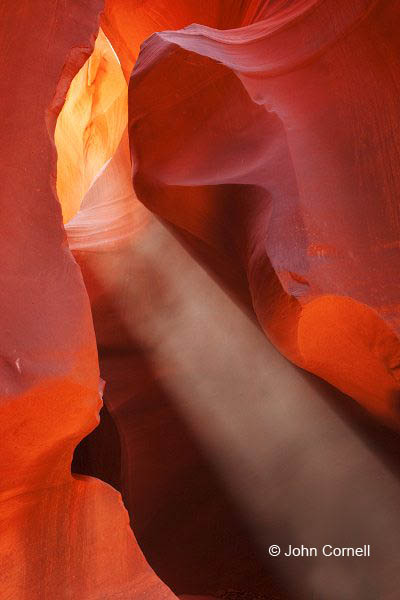 Lower Antelope Canyon;Slot Canyon;Lightbeam;Arizona;Reflection;Sandstone;Erosion;Cerebral;Red Rocks;Slick Rock;Navajo Indian Reservation