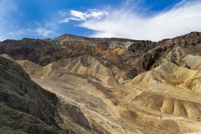 Badlands;Death-Valley-National-Park;Erosion;Sandstone;Twenty-Mule-Team-Canyon;Tw