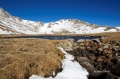 Mount-Evans;Alpine-Tundra;Mountains;Blue-Sky;Snow;Rocks;Tundra;Colorado;Scenic;R