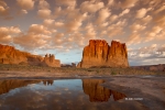 Arches-National-Park;Clouds;Courthouse-Towers;Courthouse-Wash;Red-Rock;Red-Rocks