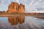Arches-National-Park;Courthouse-Towers;Courthouse-Wash;Reflection;Utah